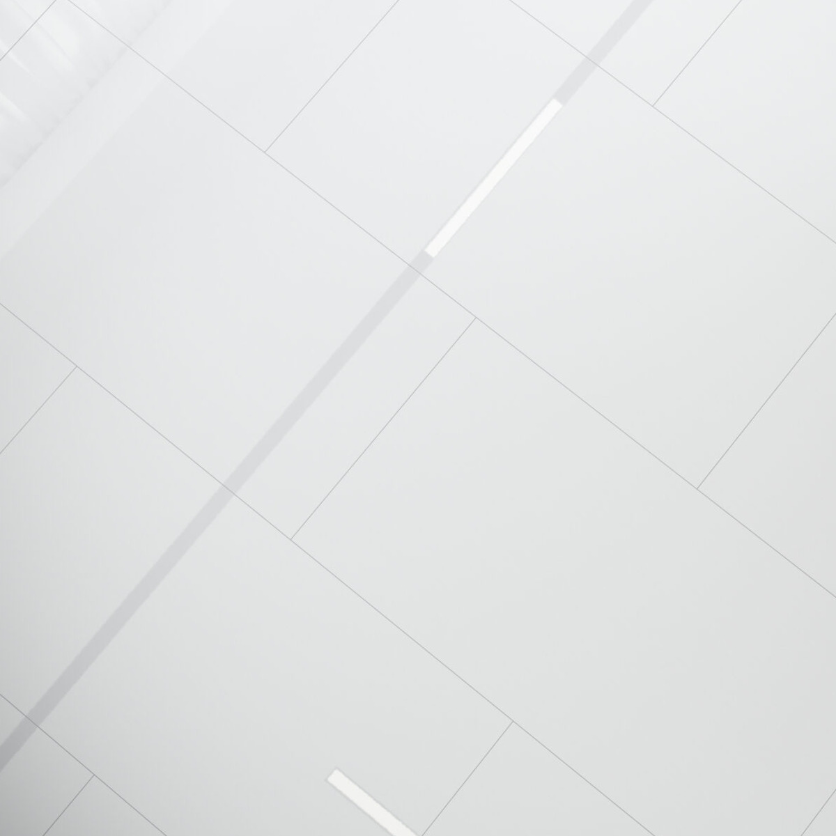 Кварцвинил The Floor Weiss D2935-ST, белый глянцевый мрамор