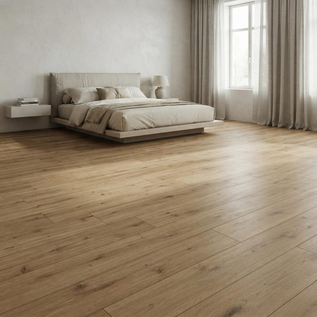 Mountain Oak Gold · D41612 в интерьере: Спальня