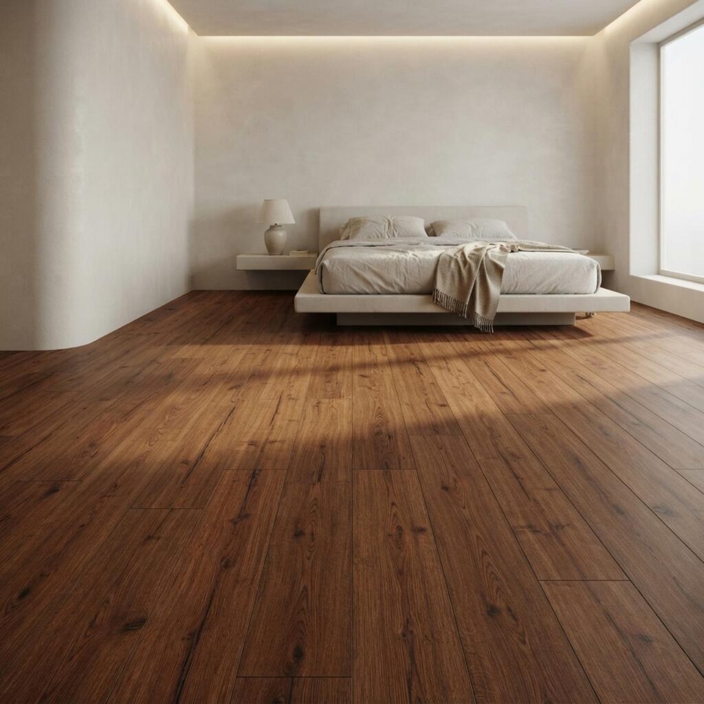 Mountain Oak Silver · D41622 в интерьере: Спальня