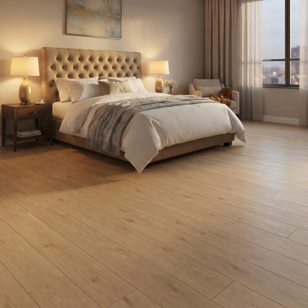 Norfolk Oak · D80592 в интерьере: Спальня