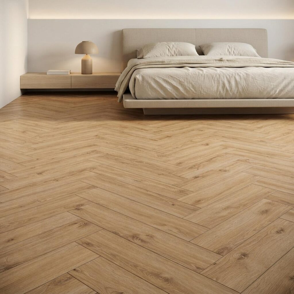 Vail Oak HB · P1003-HB в интерьере: Спальня