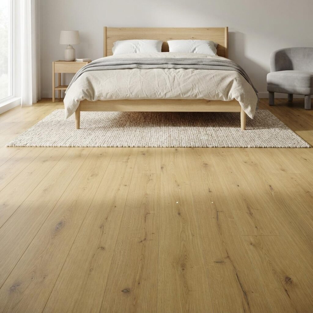 Honey Oak · P7001 в интерьере: Спальня