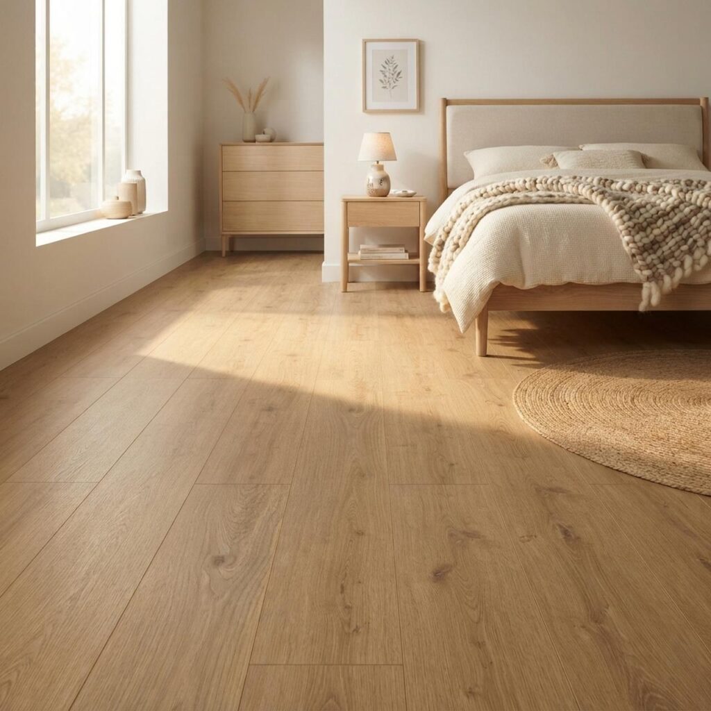 Adaja Oak · D40792-RB в интерьере: Спальня