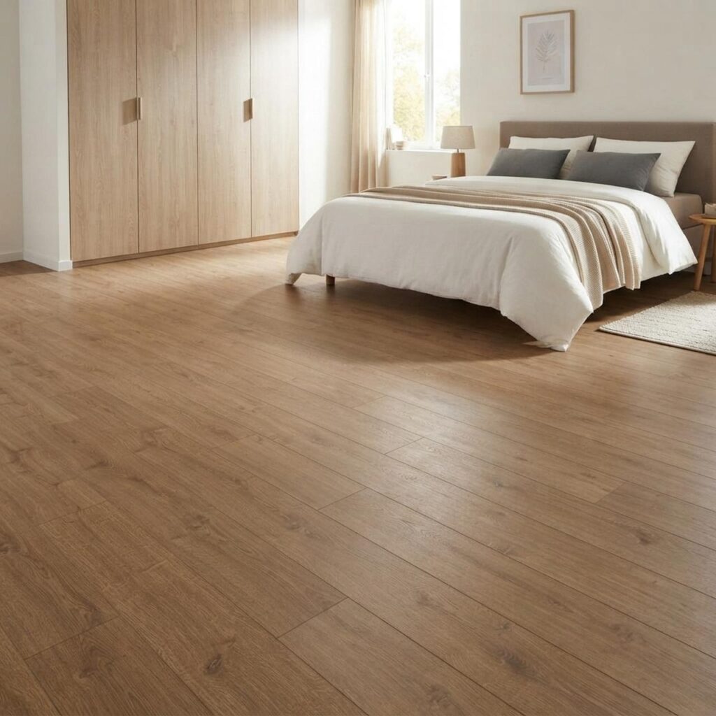 Horizon Oak Chocolate · D41212 в интерьере: Спальня