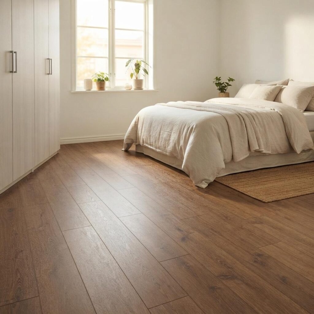 Horizon Oak Coffee · D41172 в интерьере: Спальня