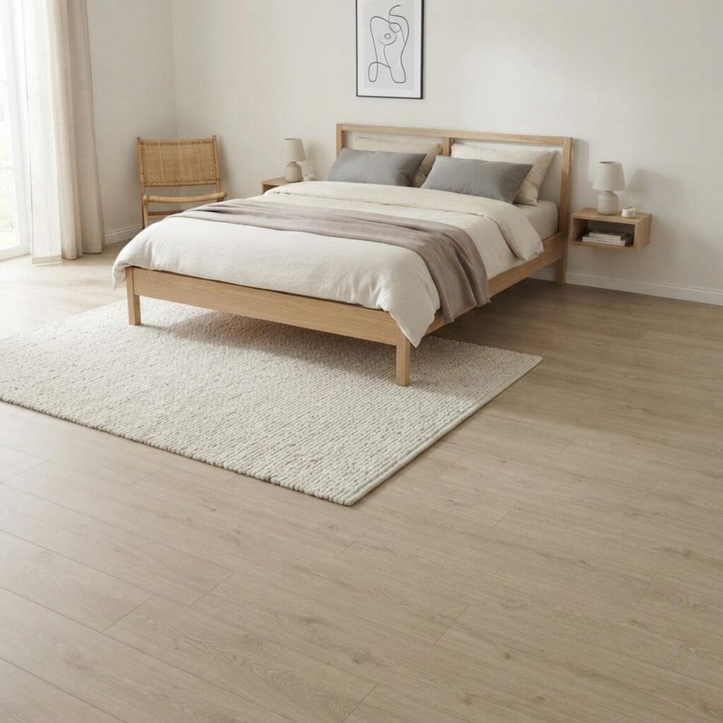 Horizon Oak Creme · D41182 в интерьере: Спальня