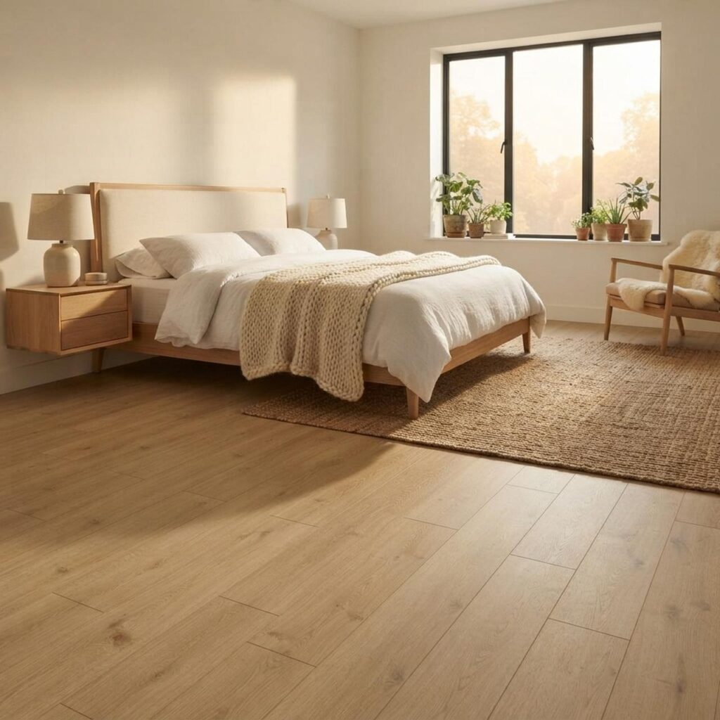 Horizon Oak Nature · D41192 в интерьере: Спальня