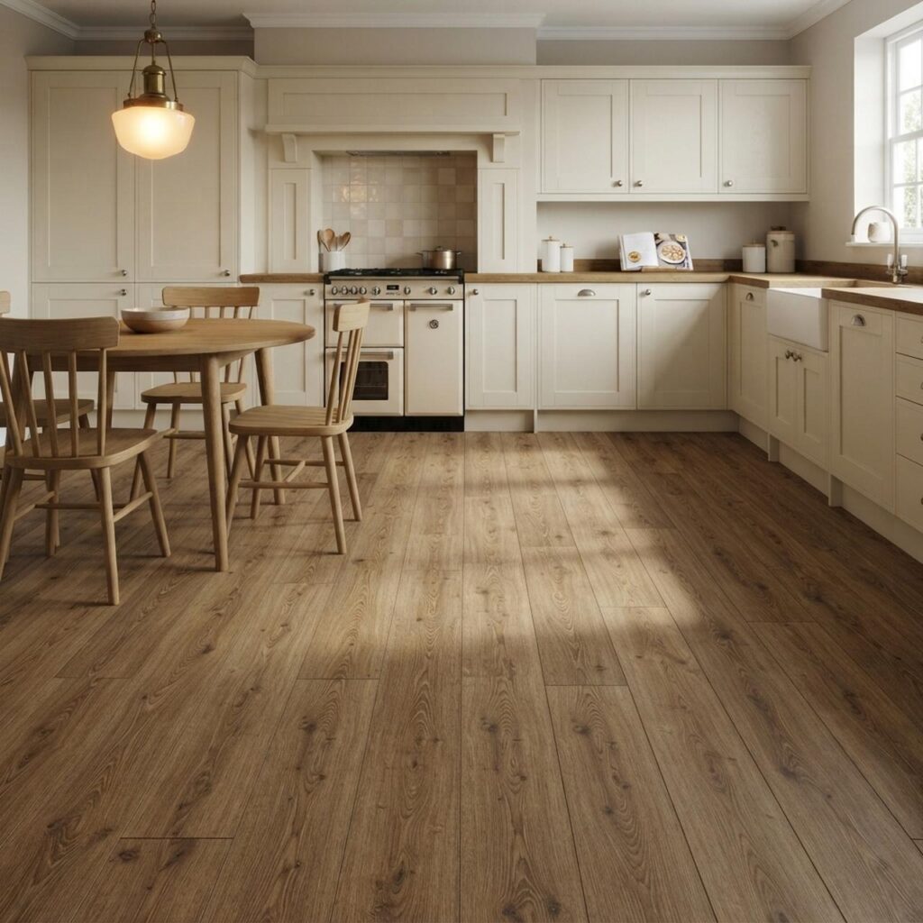 Mountain Oak Gold · D41612 в интерьере: Кухня