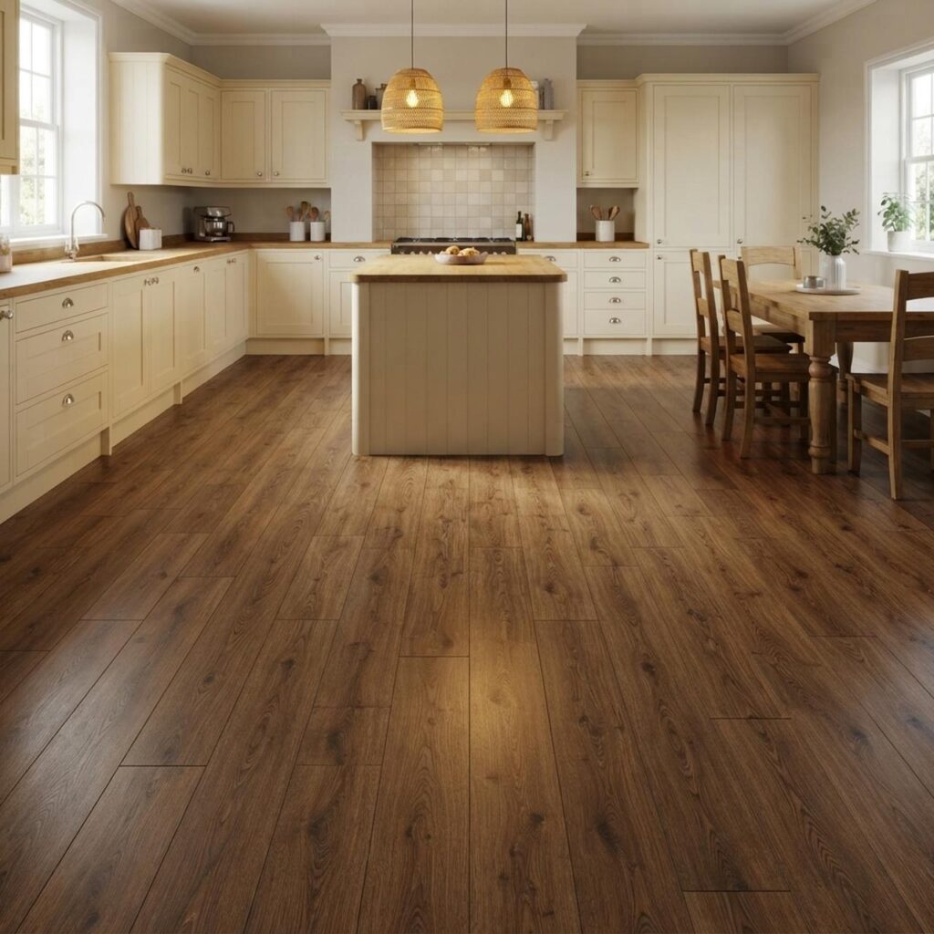 Mountain Oak Silver · D41622 в интерьере: Кухня