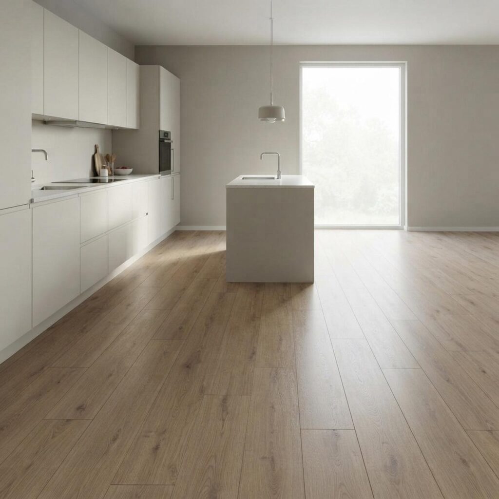 Norfolk Oak Beige · D80582 в интерьере: Кухня