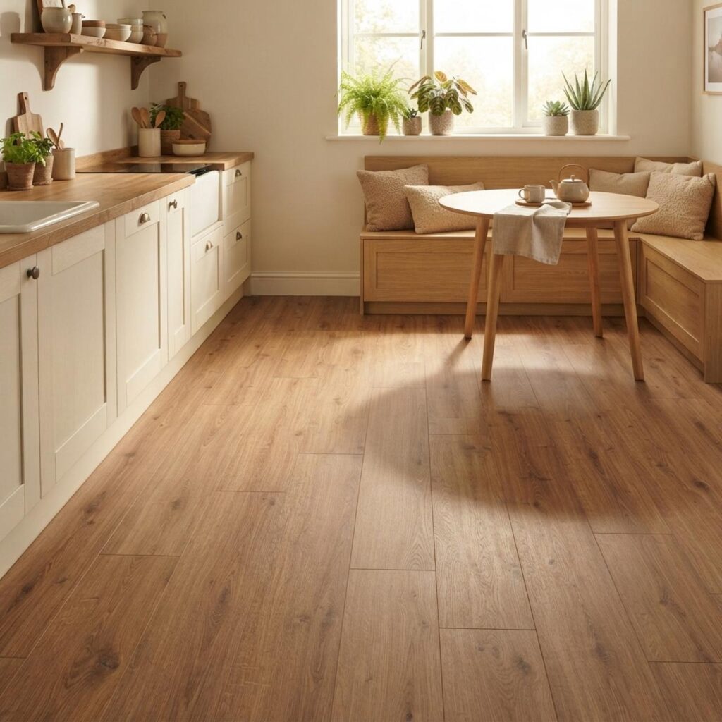 Norfolk Oak Bronze · D80622 в интерьере: Кухня