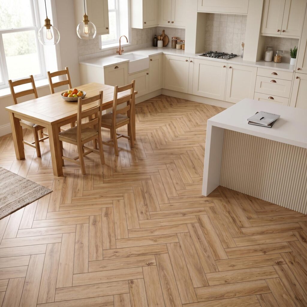 Vail Oak HB · P1003-HB в интерьере: Кухня