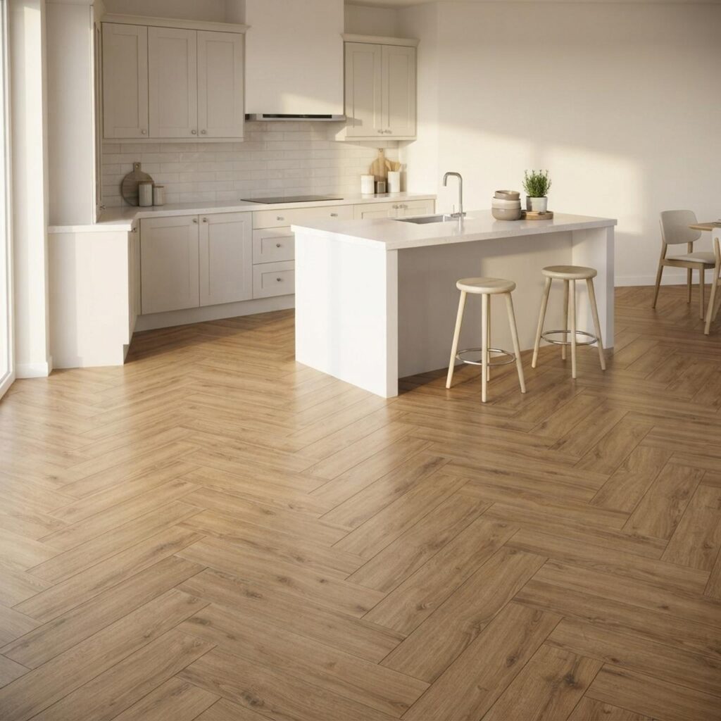 Jackson Oak HB · P1006-HB в интерьере: Кухня