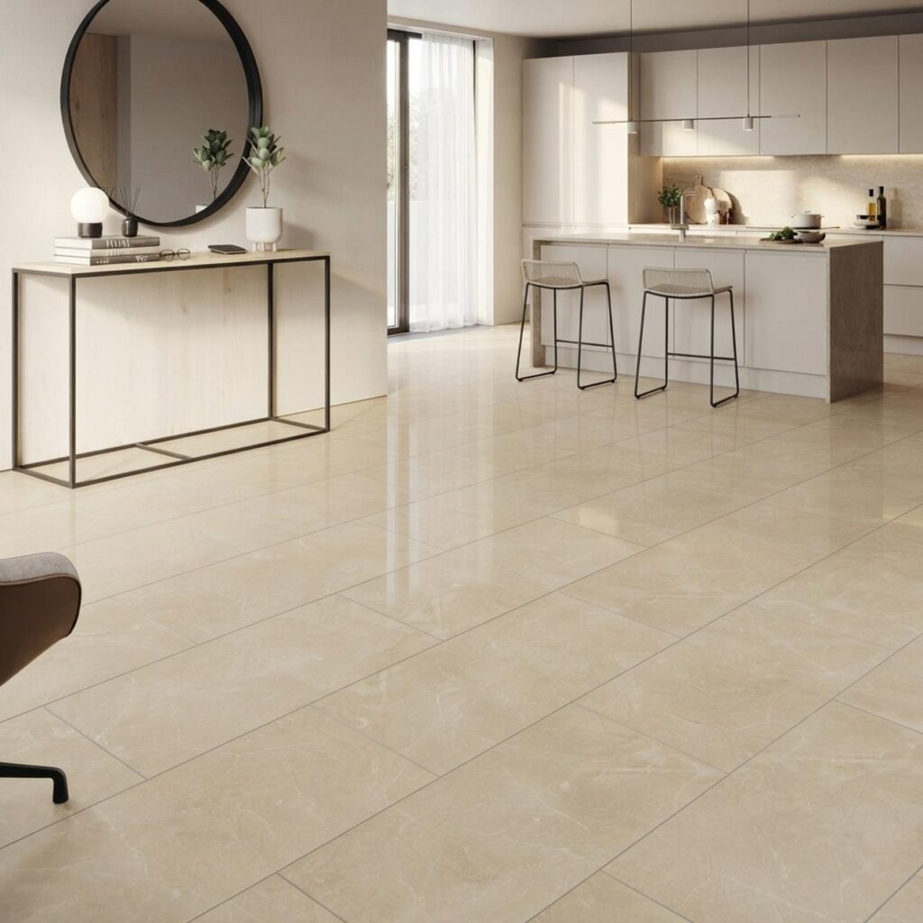 Botticino Classico Light · D2911 в интерьере: Кухня