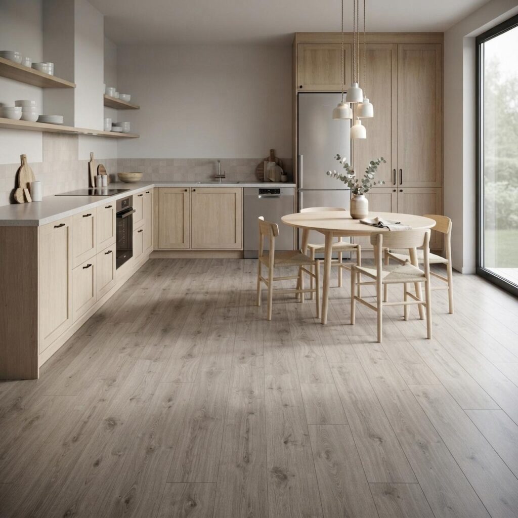Aspen Oak · P1002 в интерьере: Кухня