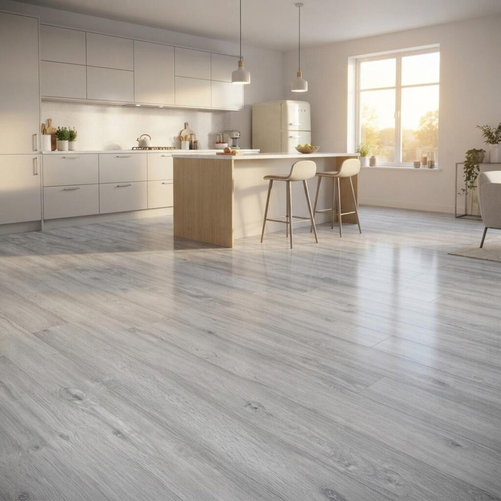 Ice Oak · P1007 в интерьере: Кухня