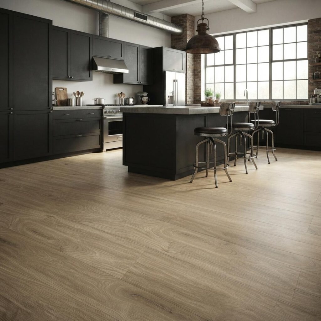 York Oak · P6002 в интерьере: Кухня