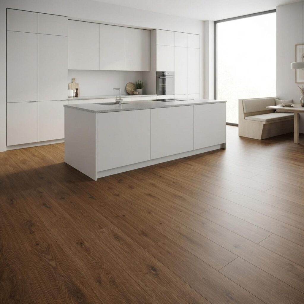Marrone Oak · P6005 в интерьере: Кухня