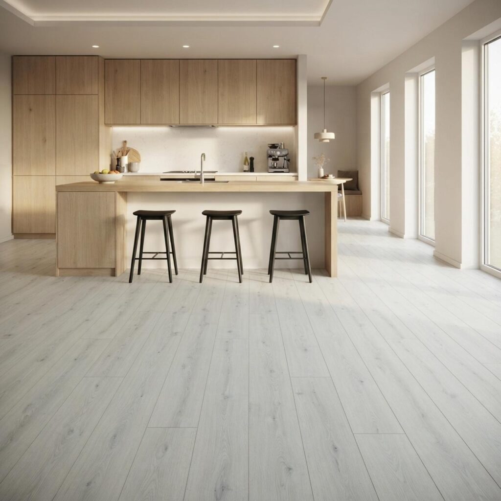 White Wood · D2935 в интерьере: Кухня