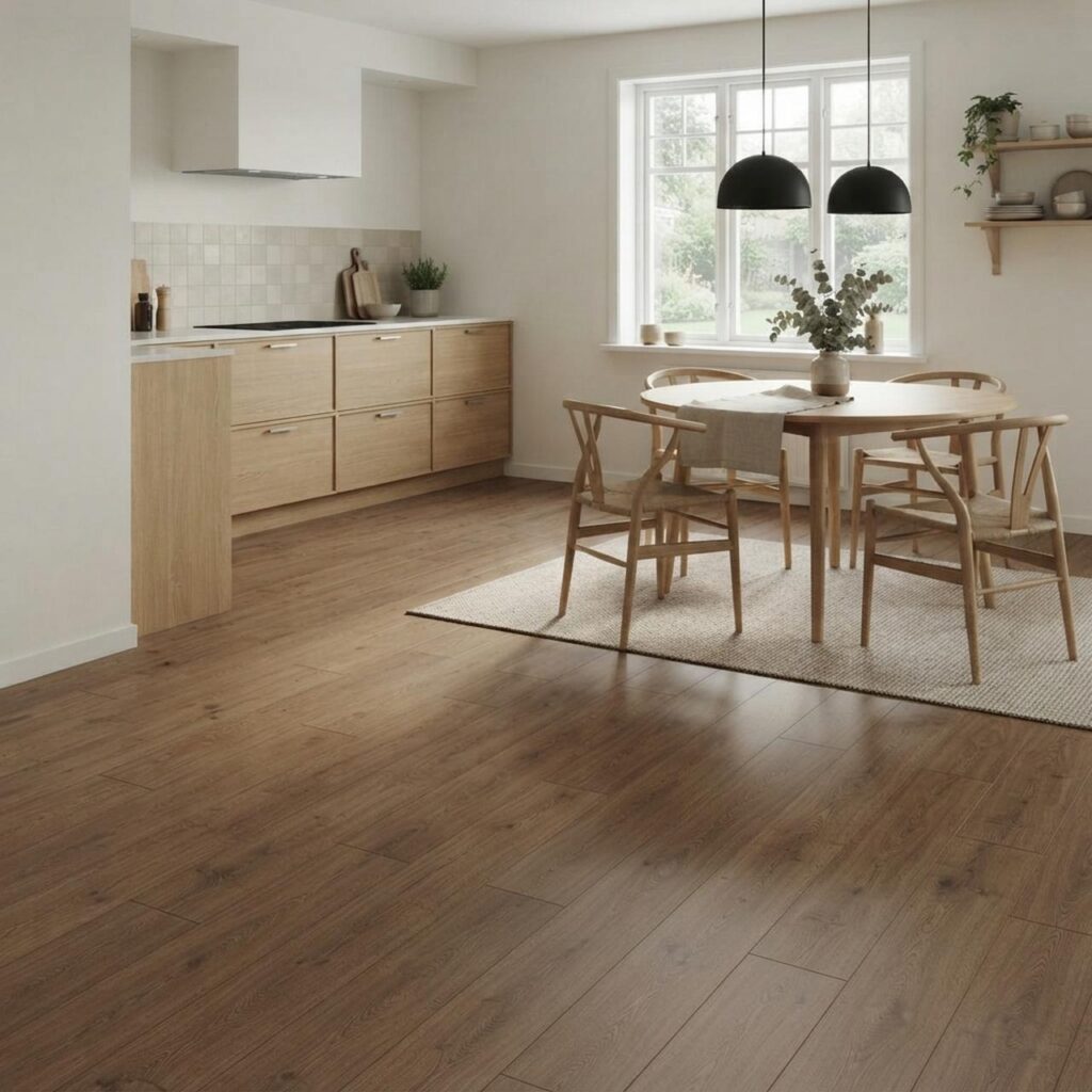 Horizon Oak Coffee · D41172 в интерьере: Кухня