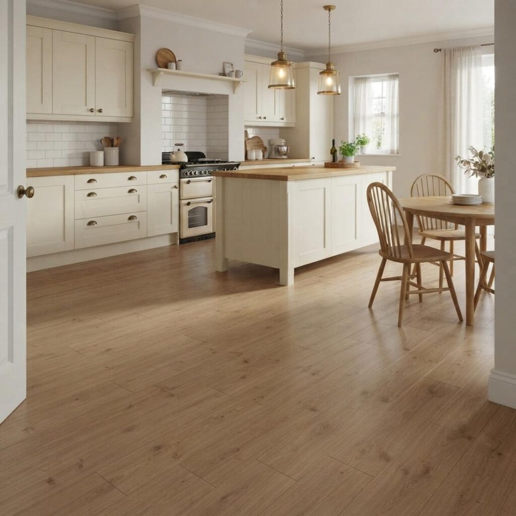 Mistral Oak Beige · D89682 в интерьере: Кухня