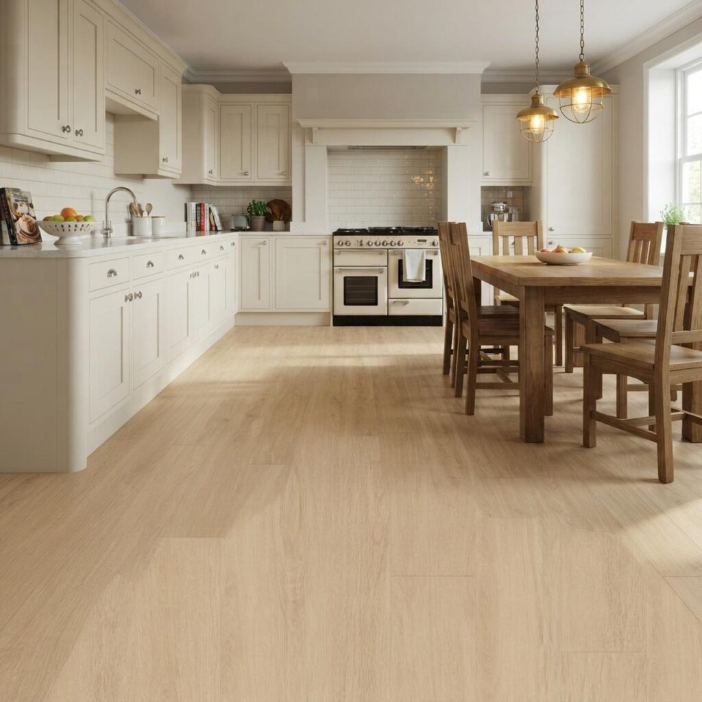 Elegance Oak Beige · D81142-MMP в интерьере: Кухня