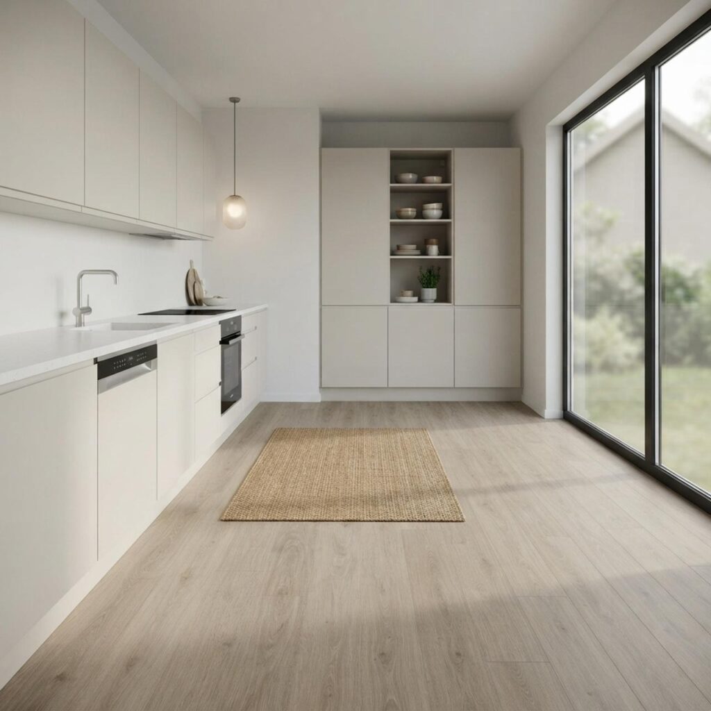 Elegance Oak Grey · D81152-MMP в интерьере: Кухня