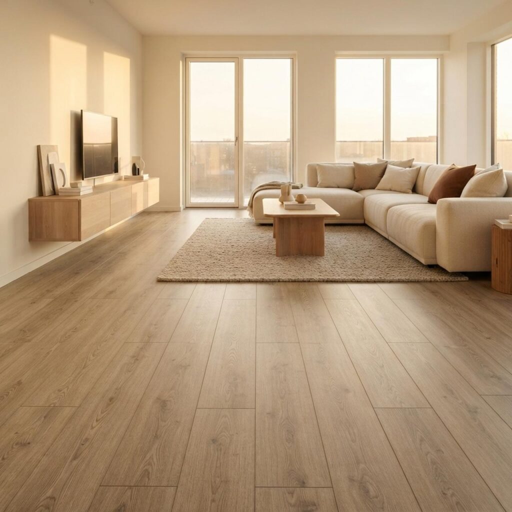 Mountain Oak Silver · D41622 в интерьере: Гостиная