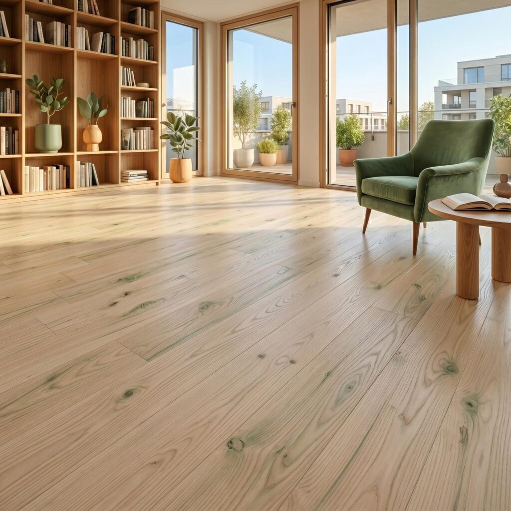 Harmony Oak Nature · D51322 в интерьере: Гостиная