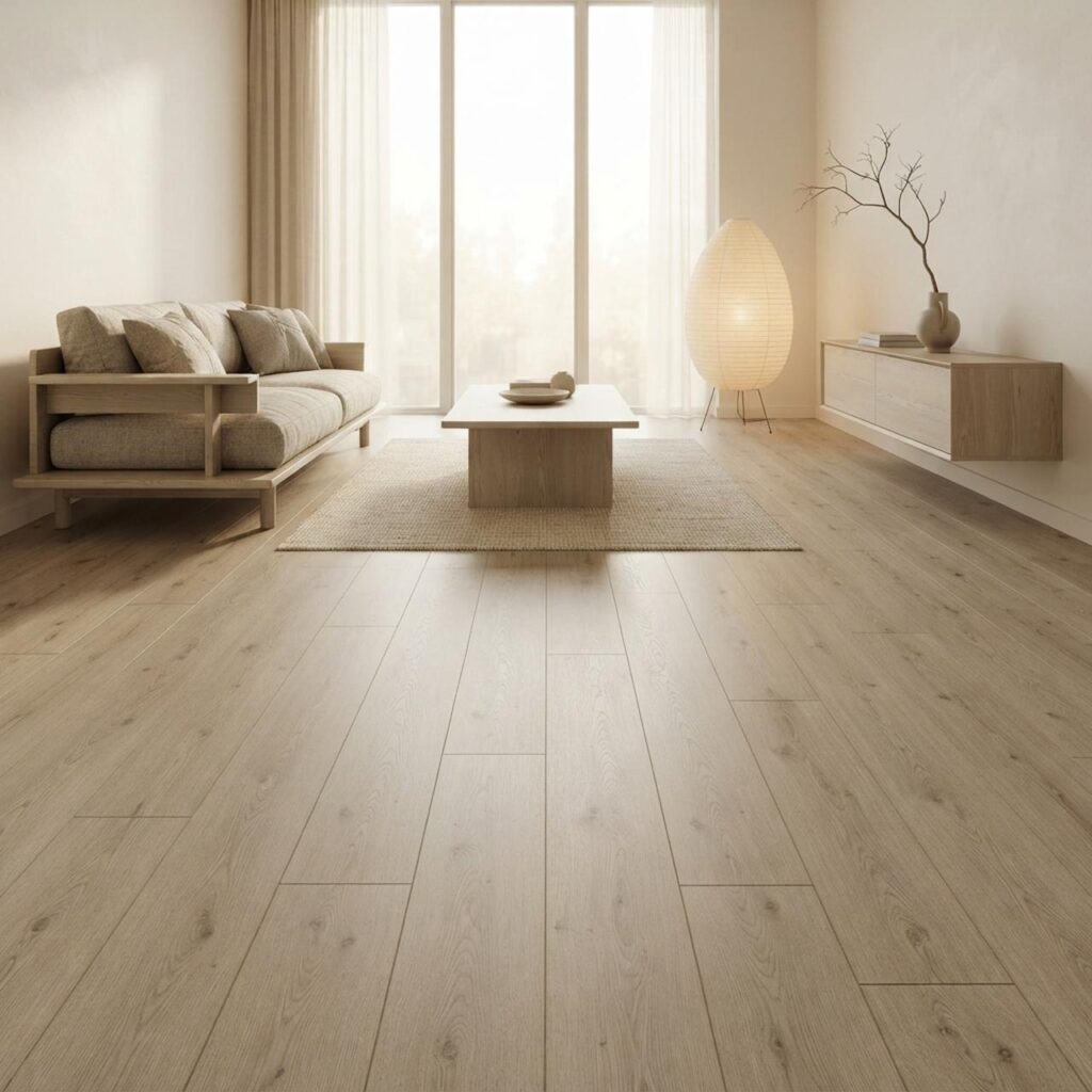 Harvest Oak Brown · D81662 в интерьере: Гостиная