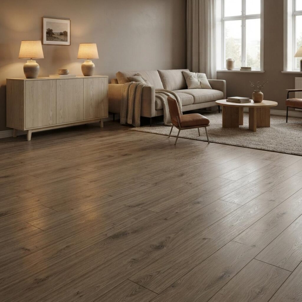 Opal Oak Coffee · D40522 в интерьере: Гостиная