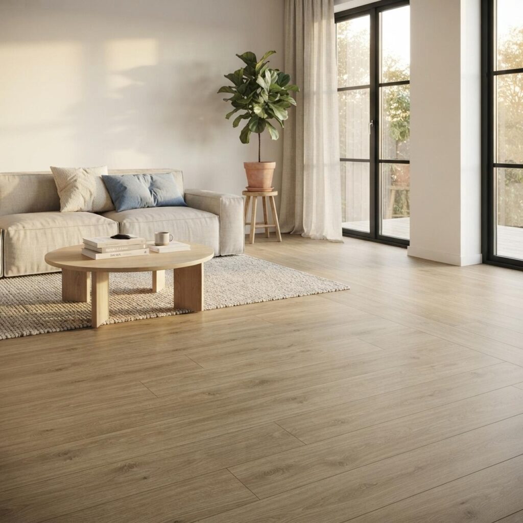 York Oak · P6002 в интерьере: Гостиная