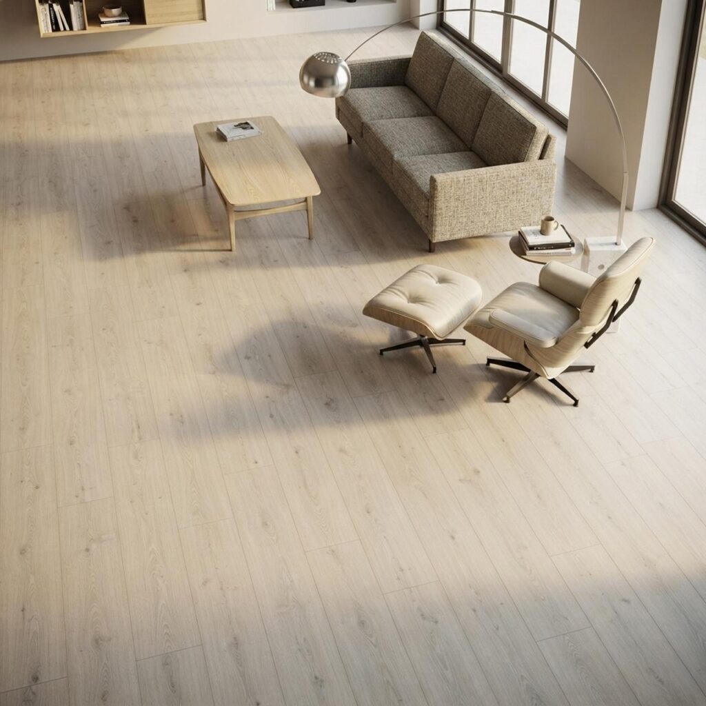 White Wood · D2935 в интерьере: Гостиная