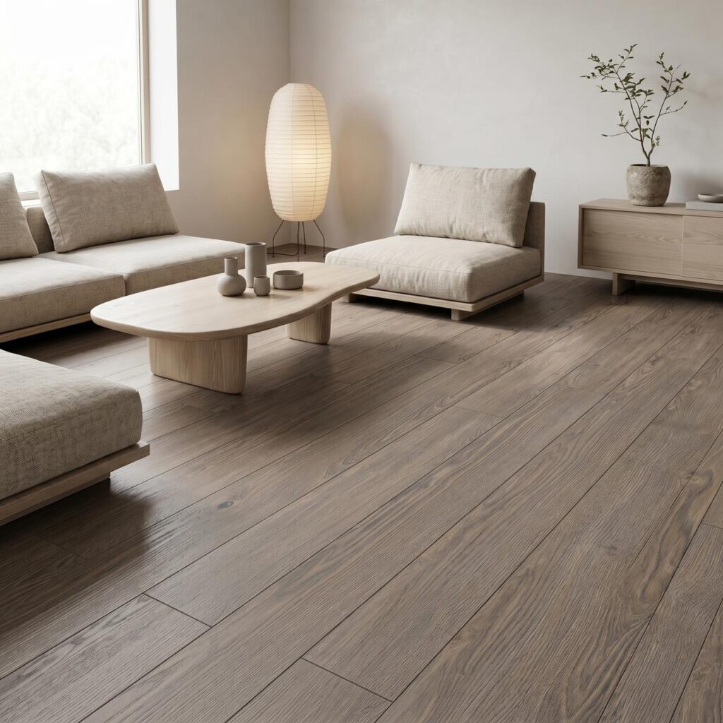 Ruby Eiche Platin · D40532 в интерьере: Гостиная