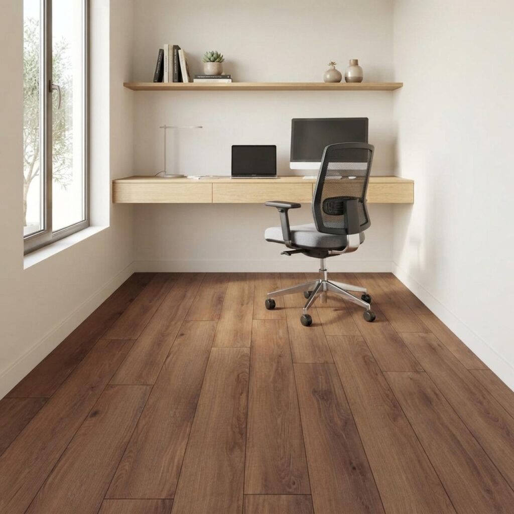 Norfolk Oak Kaffe · D80612 в интерьере: Кабинет
