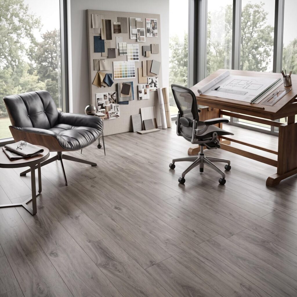 Aspen Oak HB · P1002-HB в интерьере: Кабинет