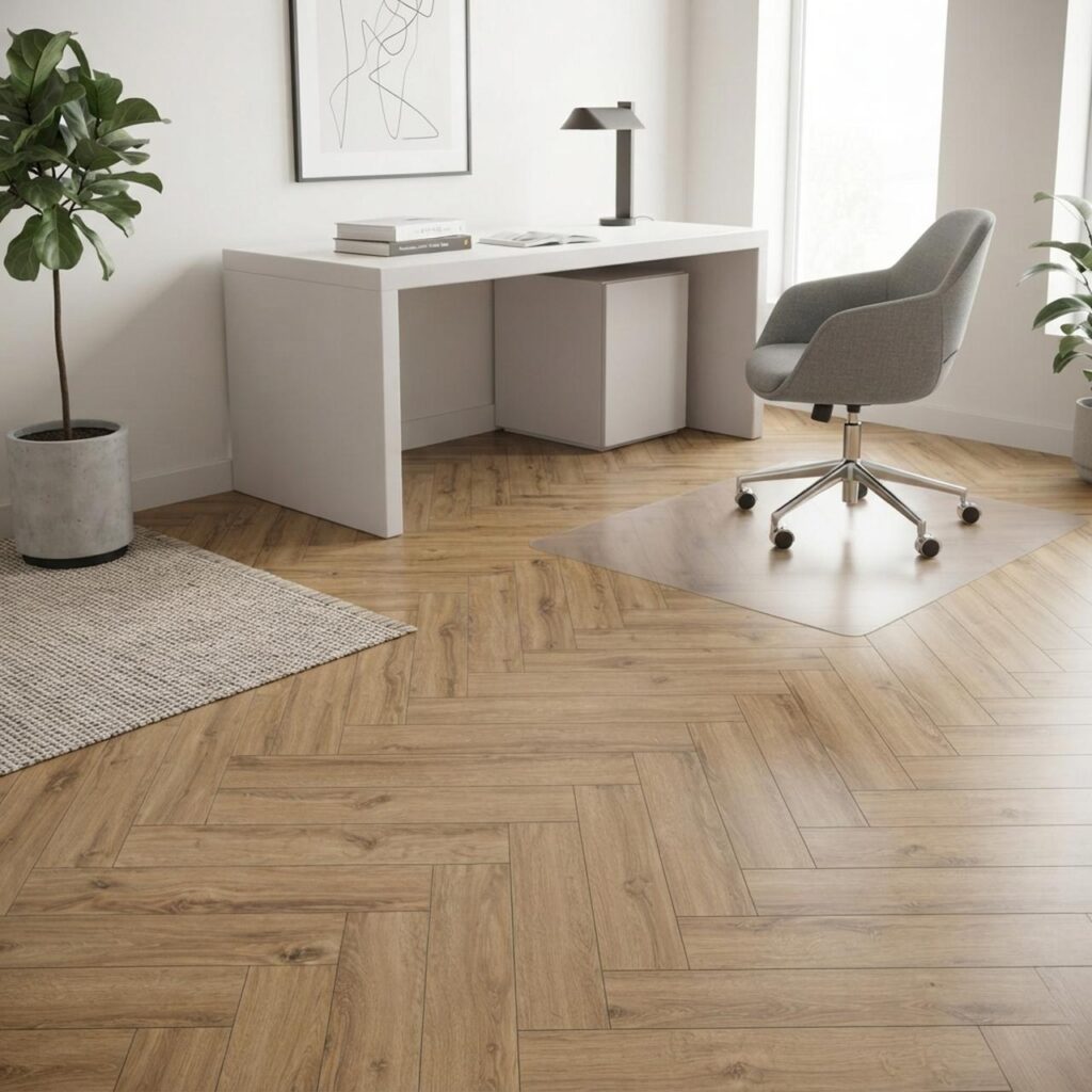 Jackson Oak HB · P1006-HB в интерьере: Кабинет