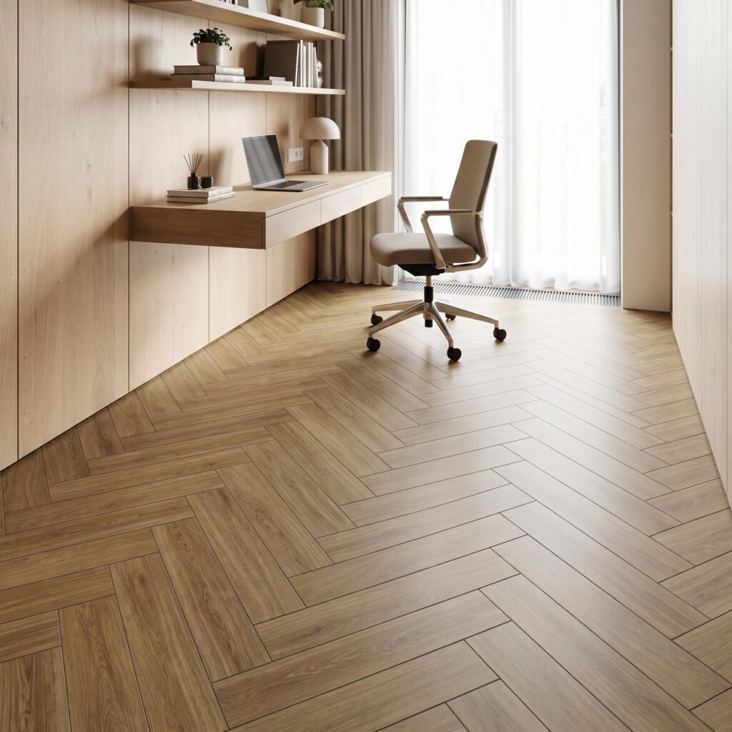 Calm Oak HB · P6003-HB в интерьере: Кабинет