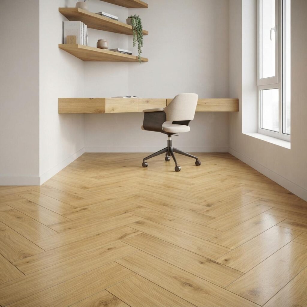 Honey Oak HB · P7001-HB в интерьере: Кабинет