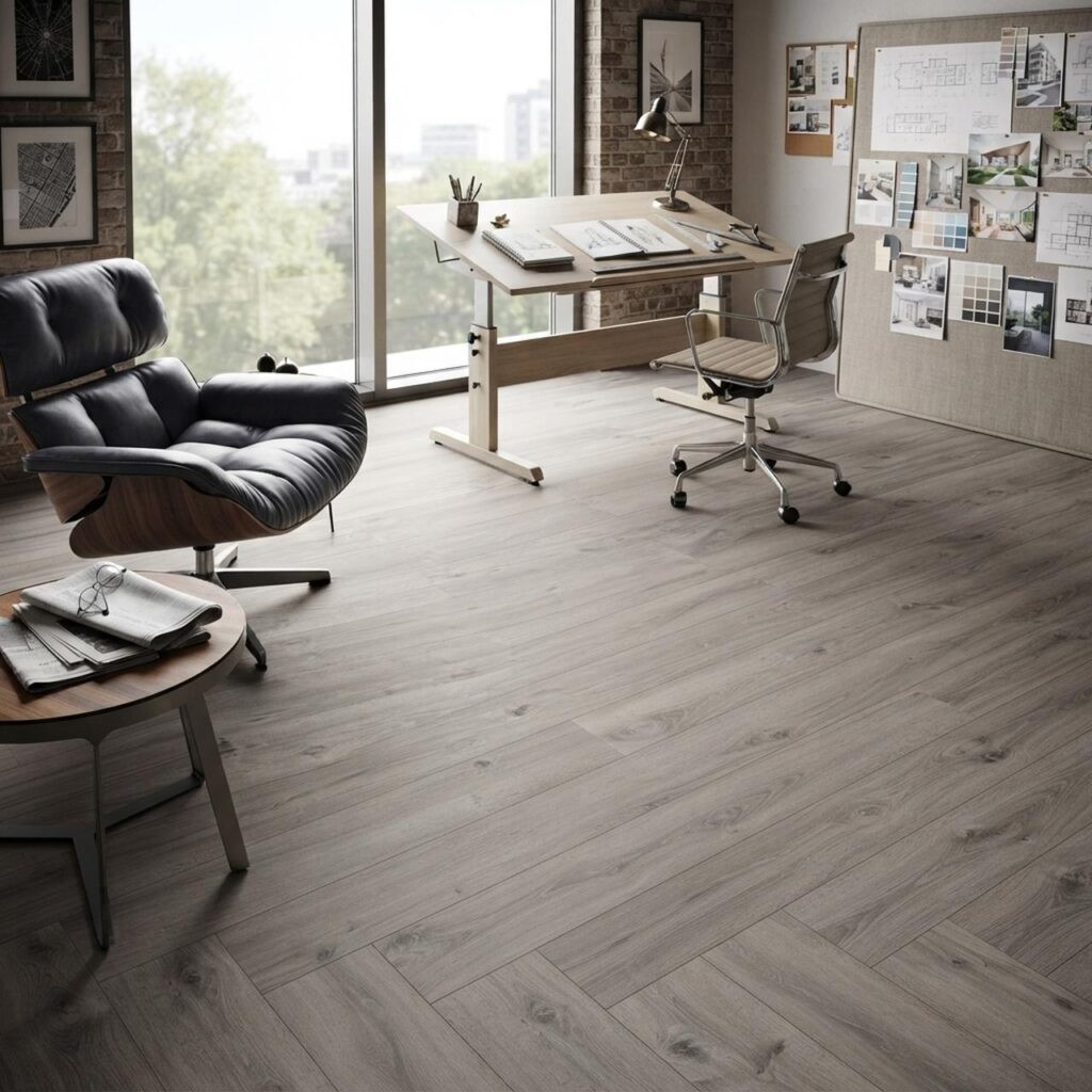 Aspen Oak · P1002 в интерьере: Кабинет