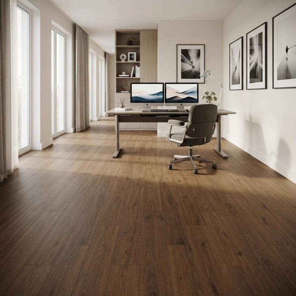Marrone Oak · P6005 в интерьере: Кабинет