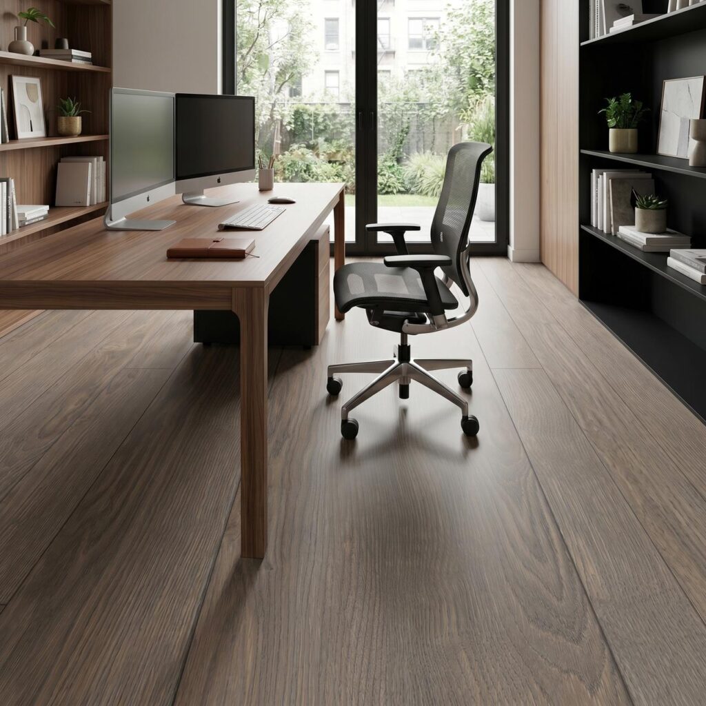 Ruby Eiche Platin · D40532 в интерьере: Кабинет