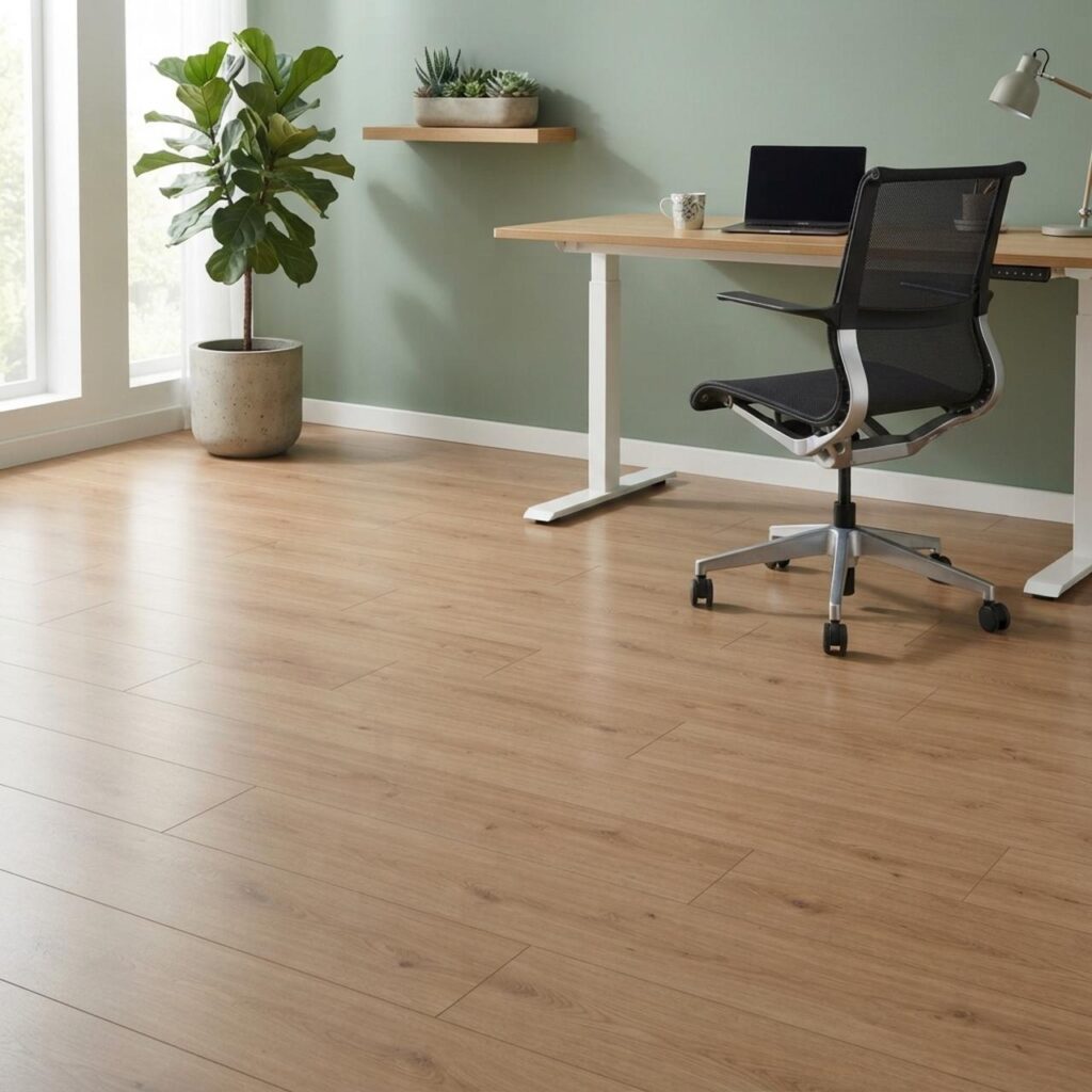 Mistral Oak Beige · D89682 в интерьере: Кабинет