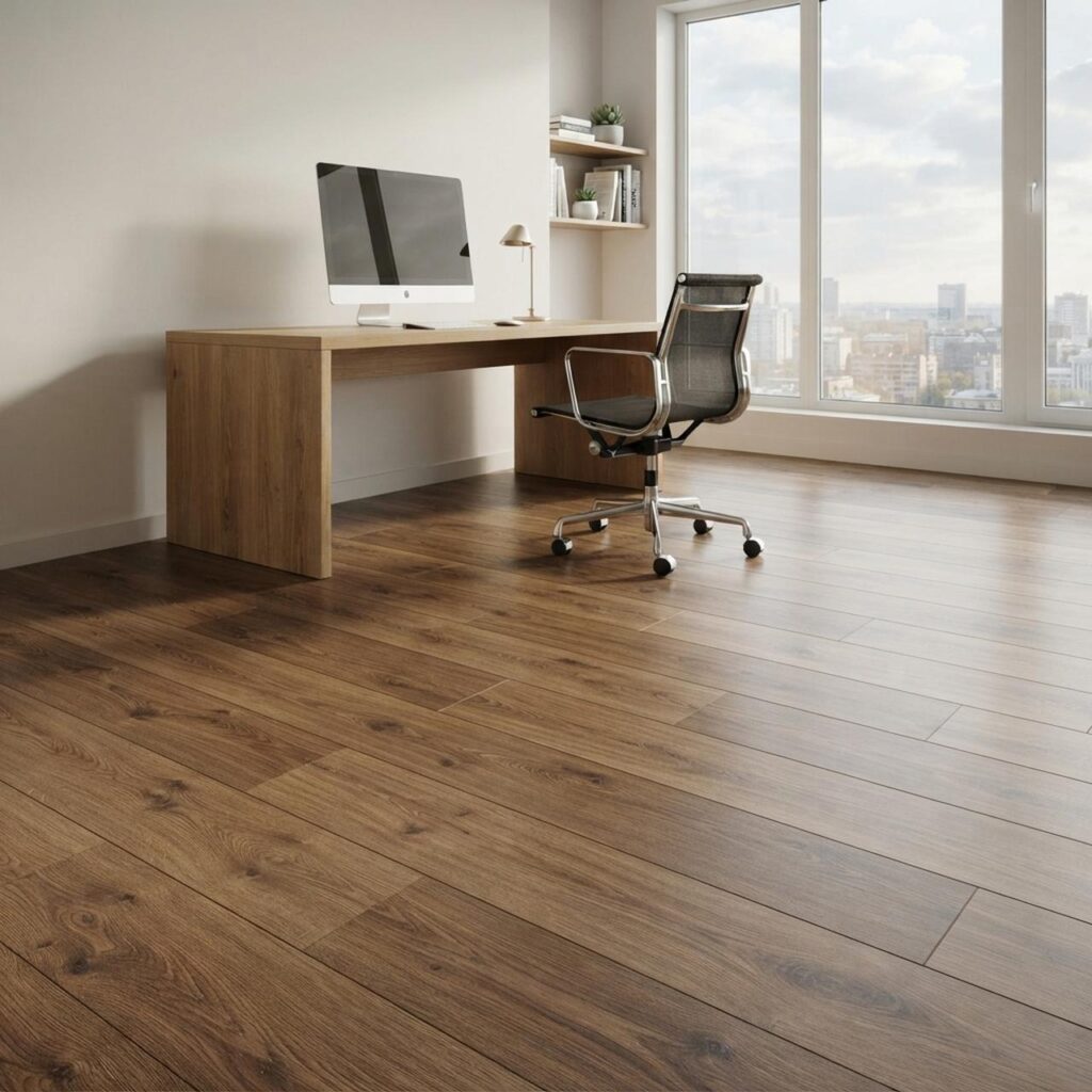 Toscana Oak Brown · D81592 в интерьере: Кабинет