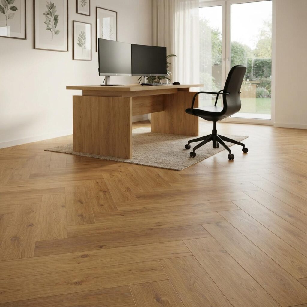 Дуб Пиза · D3861 в интерьере: Кабинет